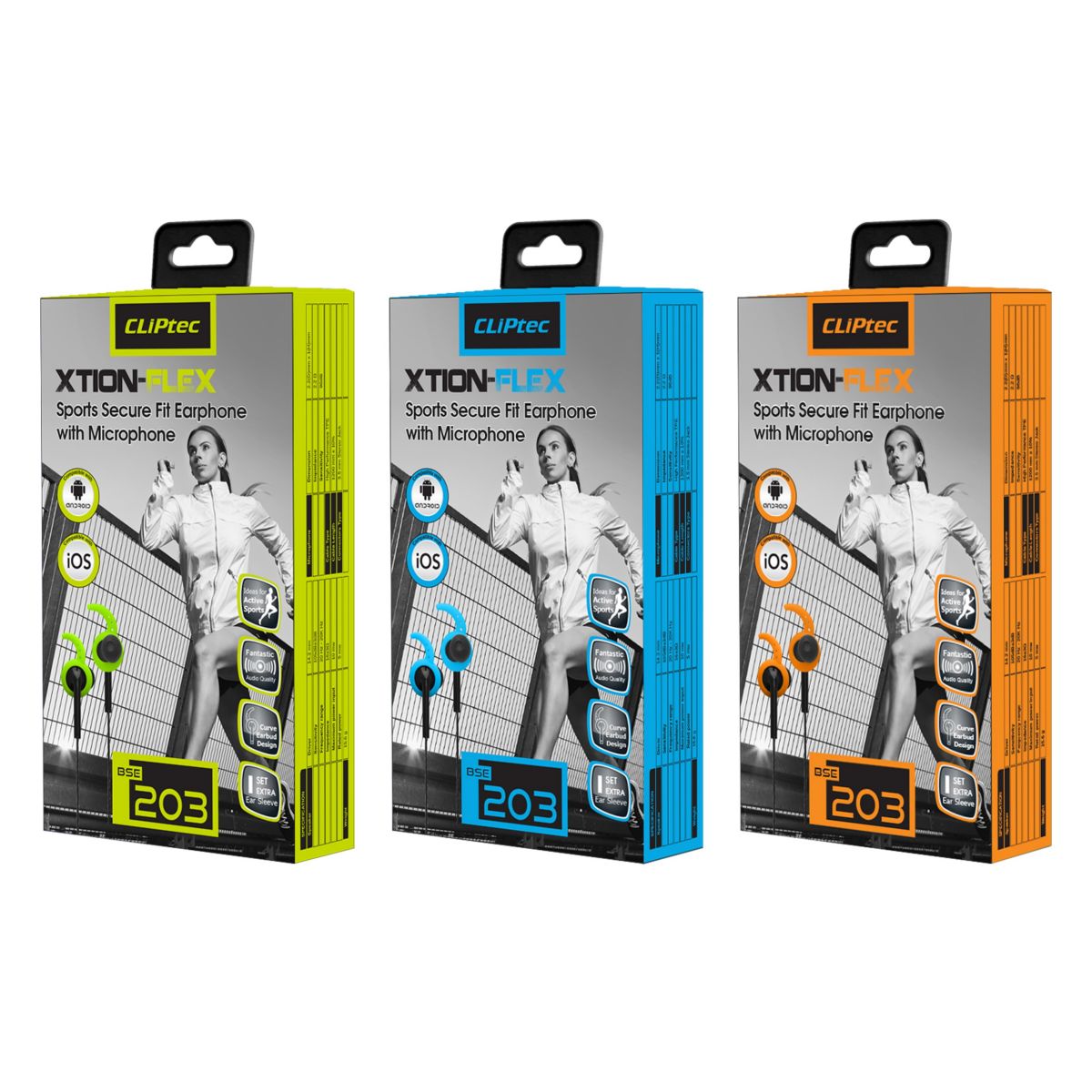 Auricular Cliptec Sport Bse203-Verde