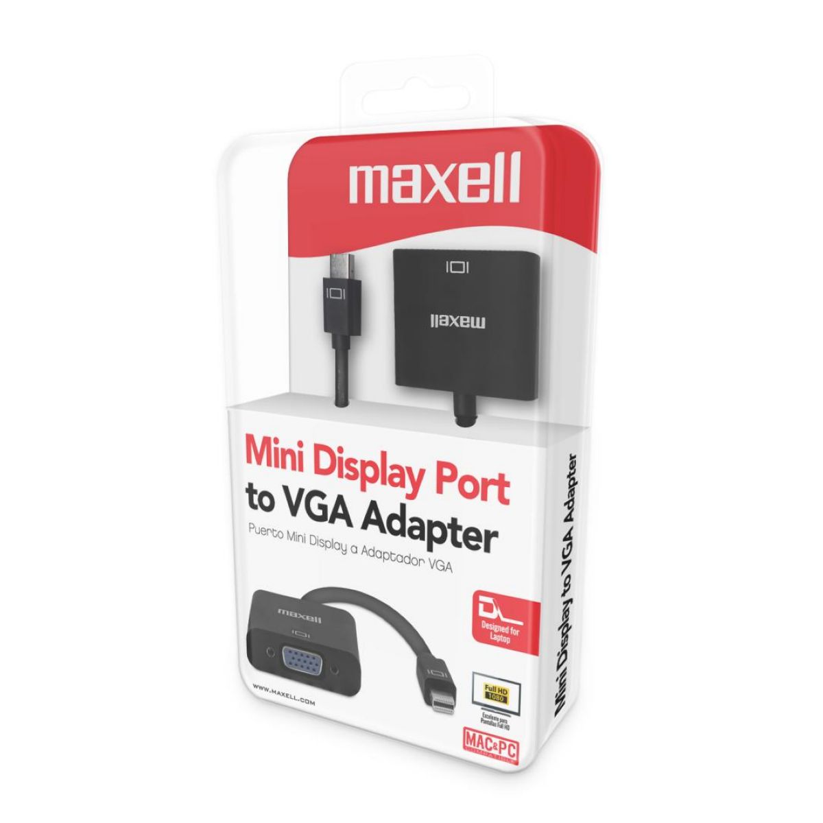 Adaptador Maxell Video Mini Display Port A Vga