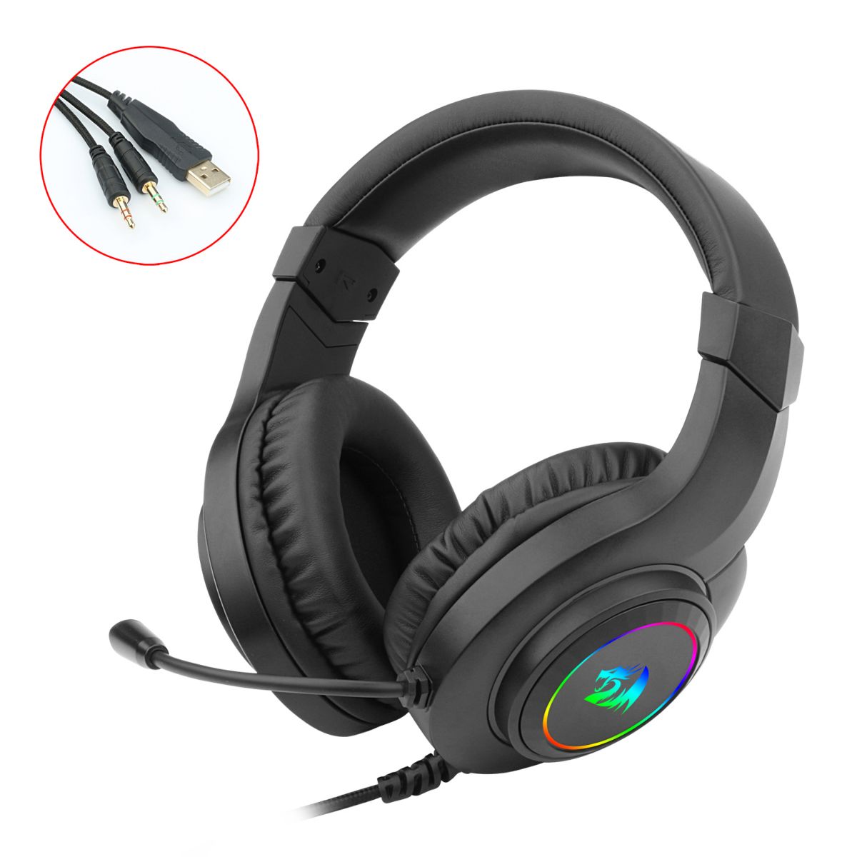 Auricular Redragon Hylas H260w-rgb Black
