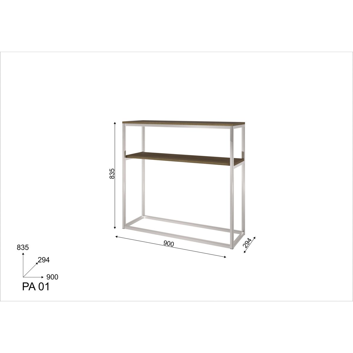 Mesa de arrime Rustic