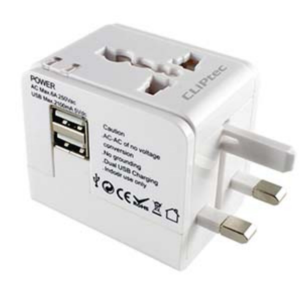 Adaptador Cliptec 171 Universal Usb White