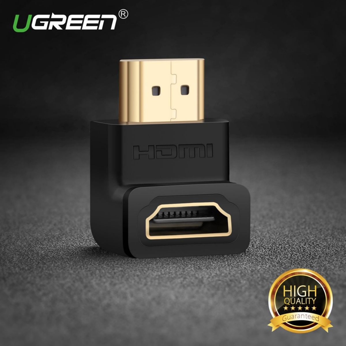 Adaptador Ugreen Hdmi Macho/hembra Angulado Negro