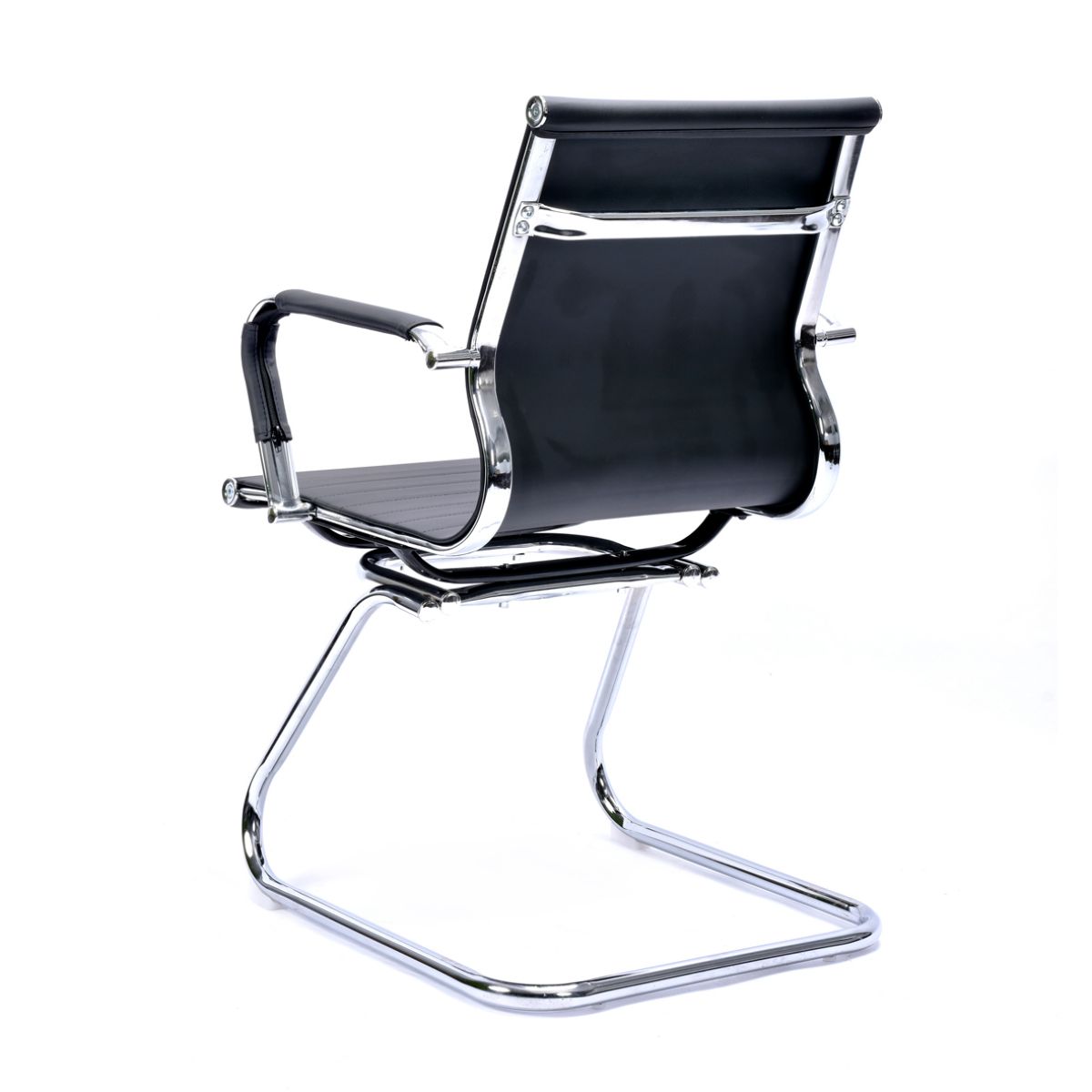 Asiento De Visita Base Fija Stripes Negra