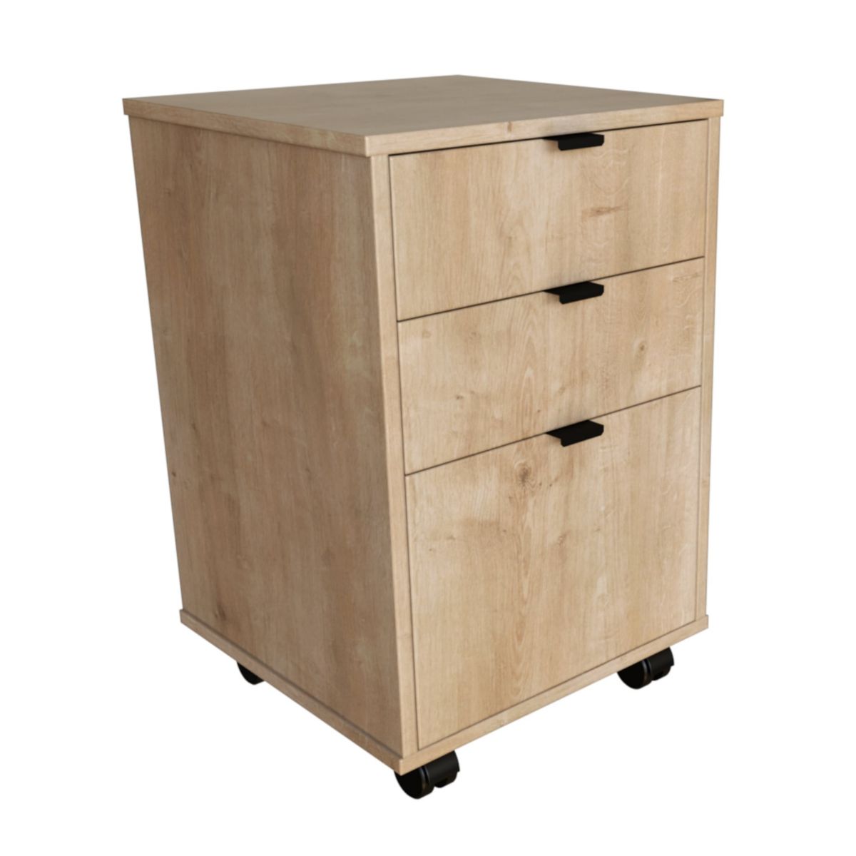 Mesa de Luz Con Ruedas Morris Maderado