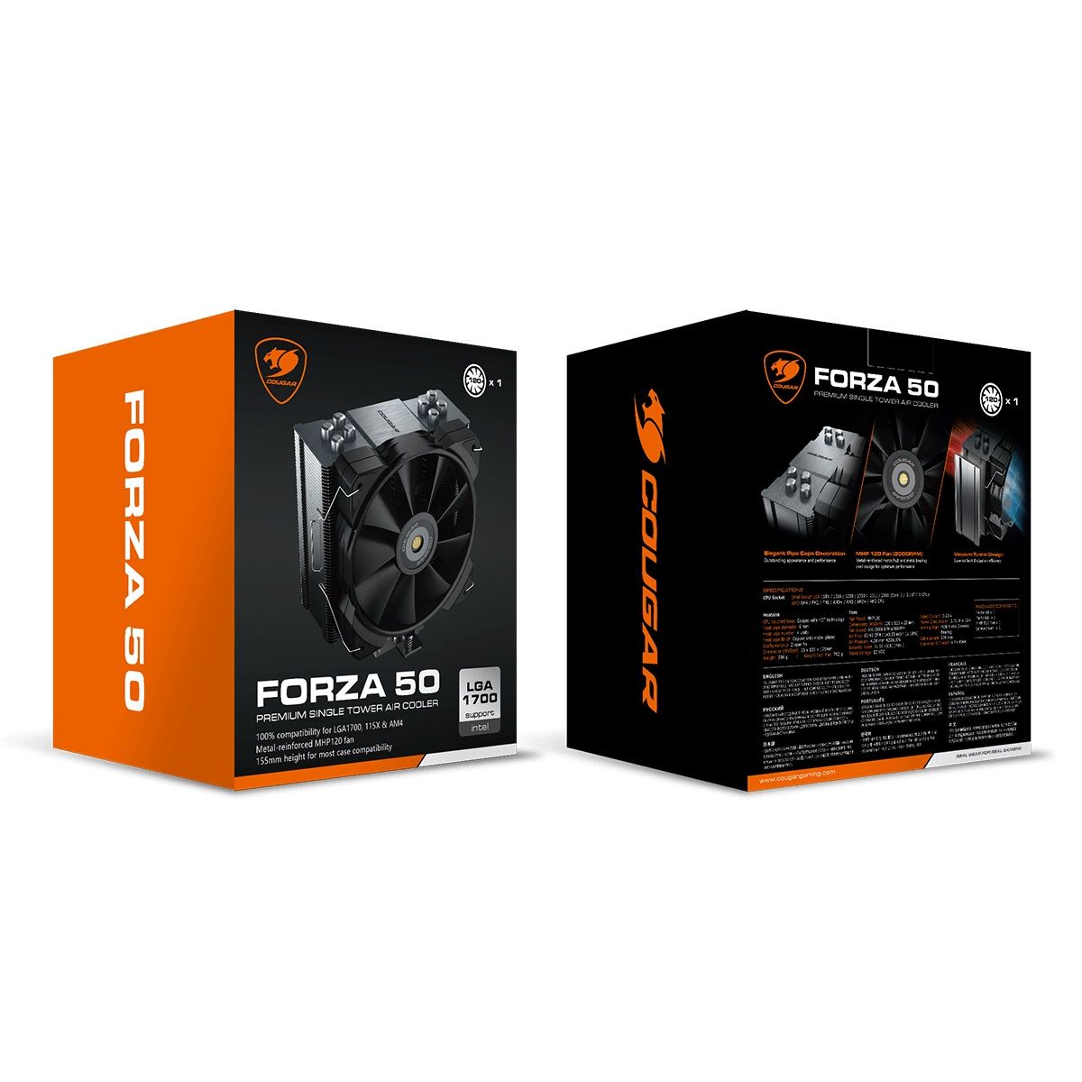 Disipador P/ CPU Cougar Forza 50