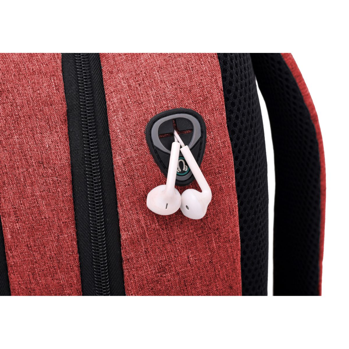 Mochila Antirrobo Mbp-1704 Syx Roja Cerr/Comb