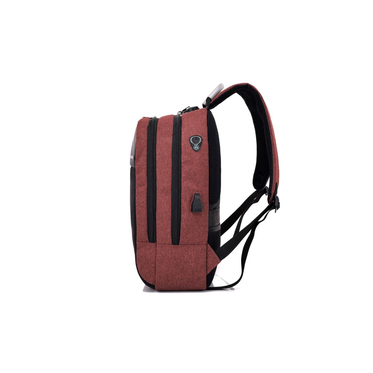 Mochila Antirrobo Mbp-1704 Syx Roja Cerr/Comb