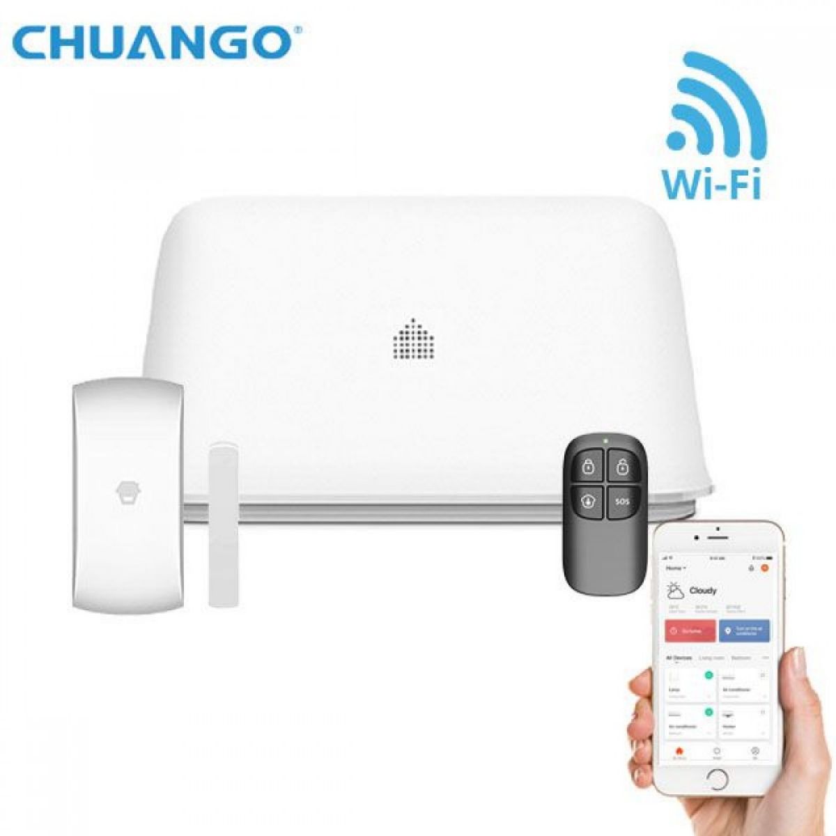 Kit Alarma Chuango Ov6 Wifi 433Mhz Tuya