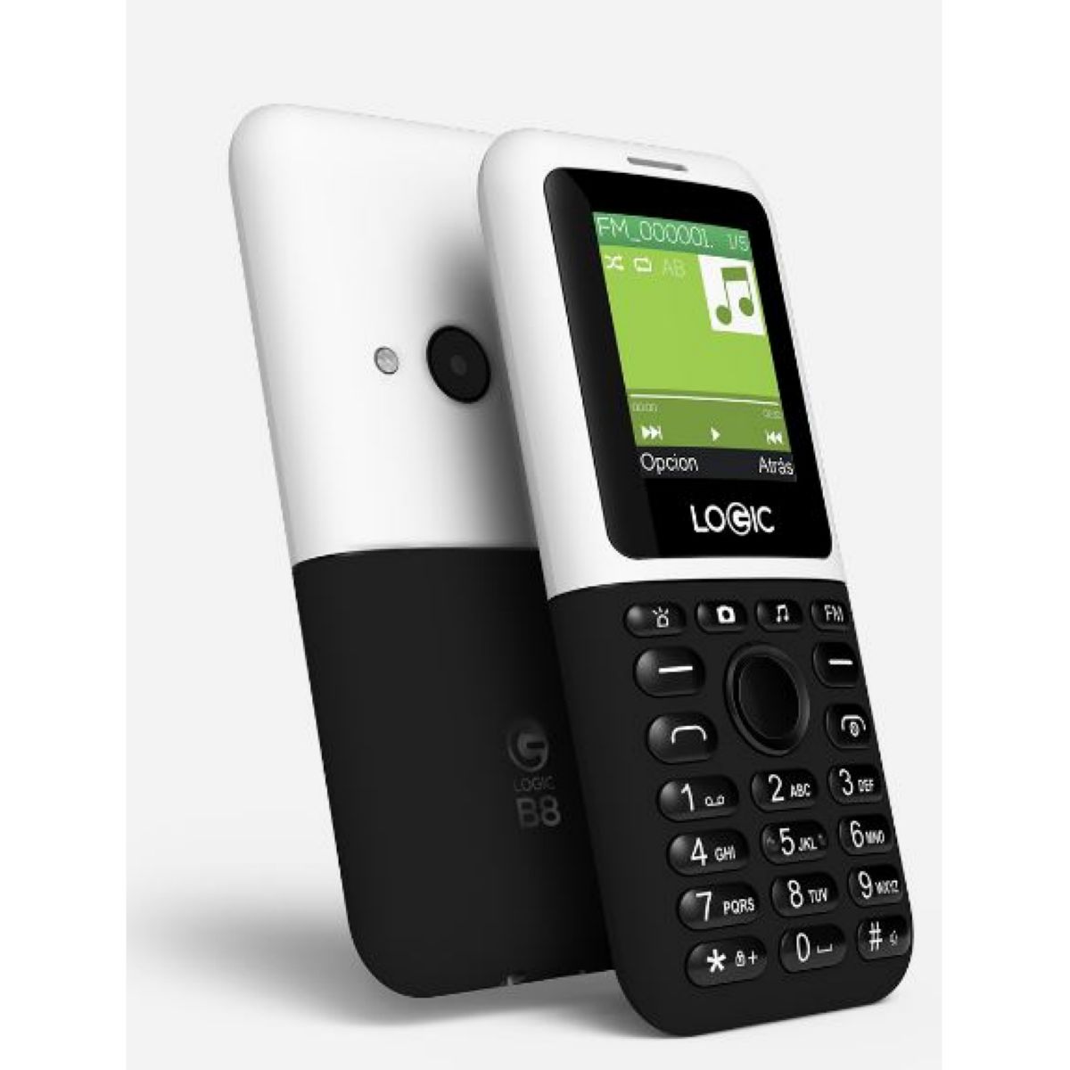 Celular Logic B8/ds White Black