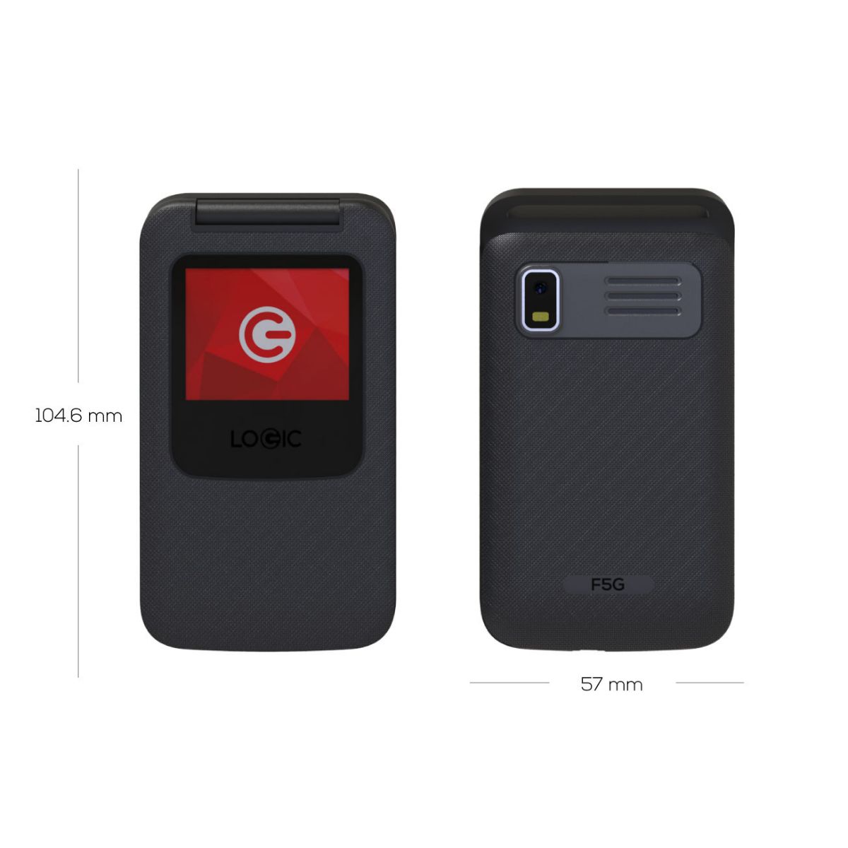 Celular Logic F5g/ds Black 900/2100