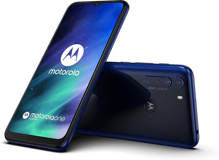 Celular Motorola One Fusion 128g 4GB Azul Outlet