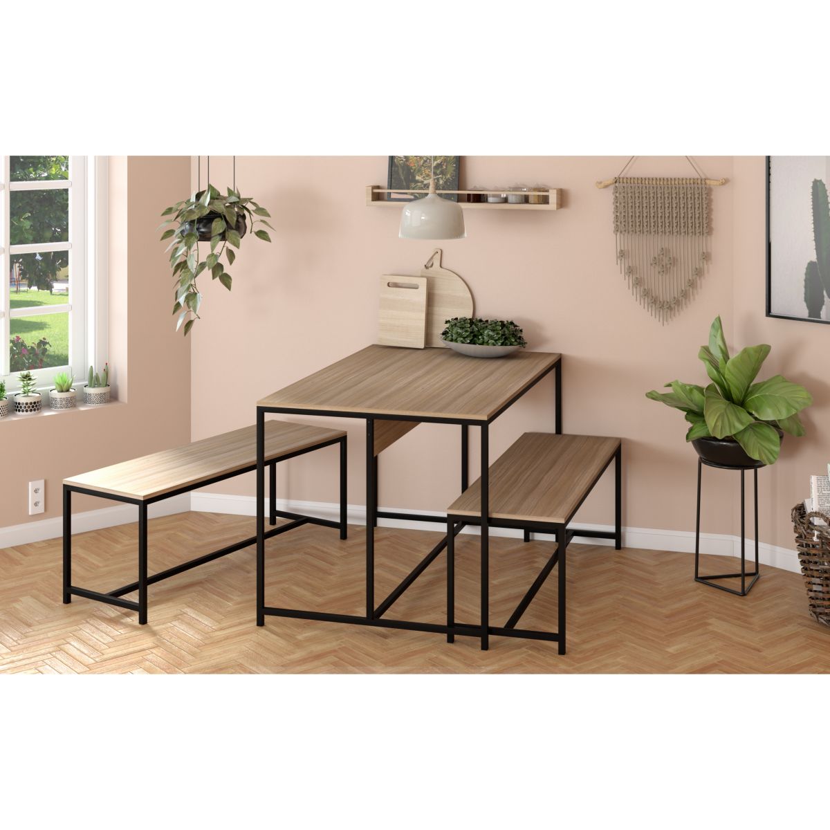 Juego de comedor Rustic