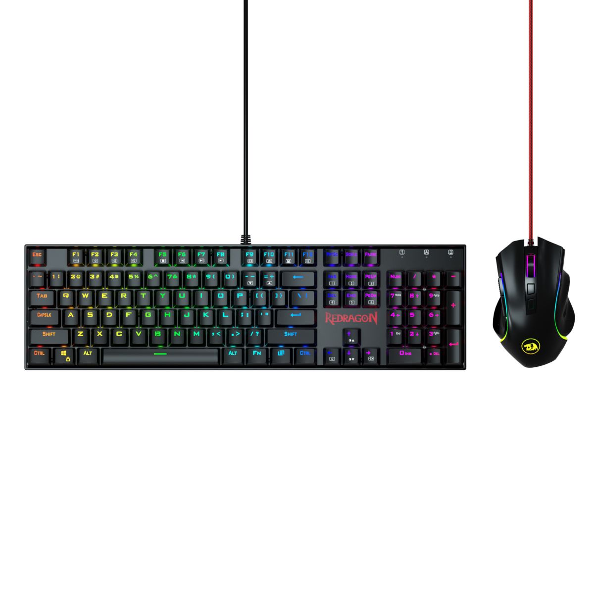 Combo Redragon Teclado + Mouse K551 Mitra+griffin