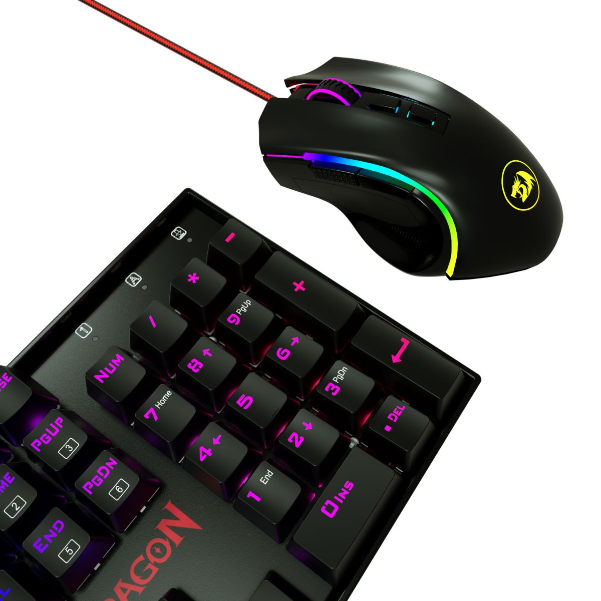 Combo Redragon Teclado + Mouse K551 Mitra+griffin