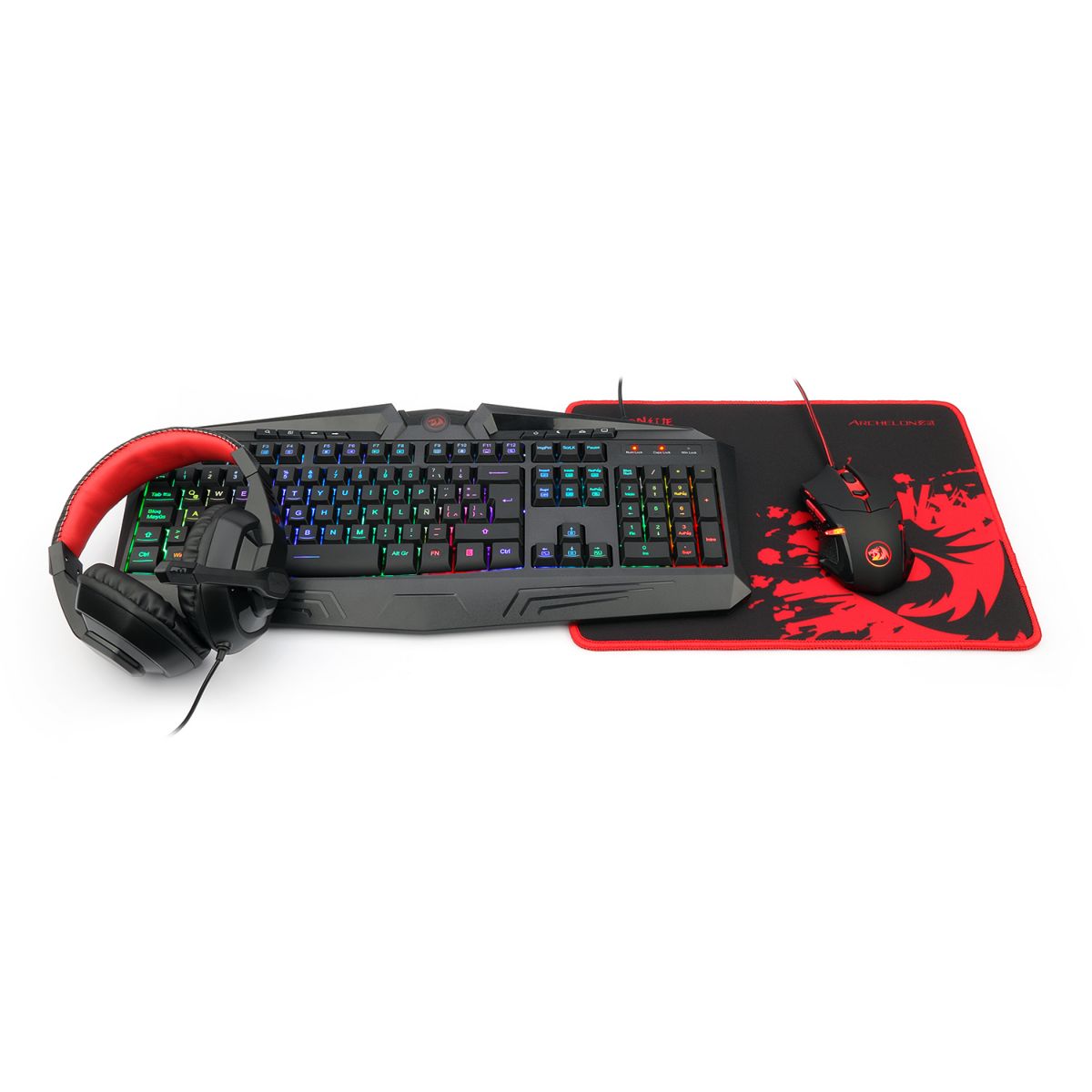 Combo Redragon 4 En 1 S101-ba-2 T,m,a,mp
