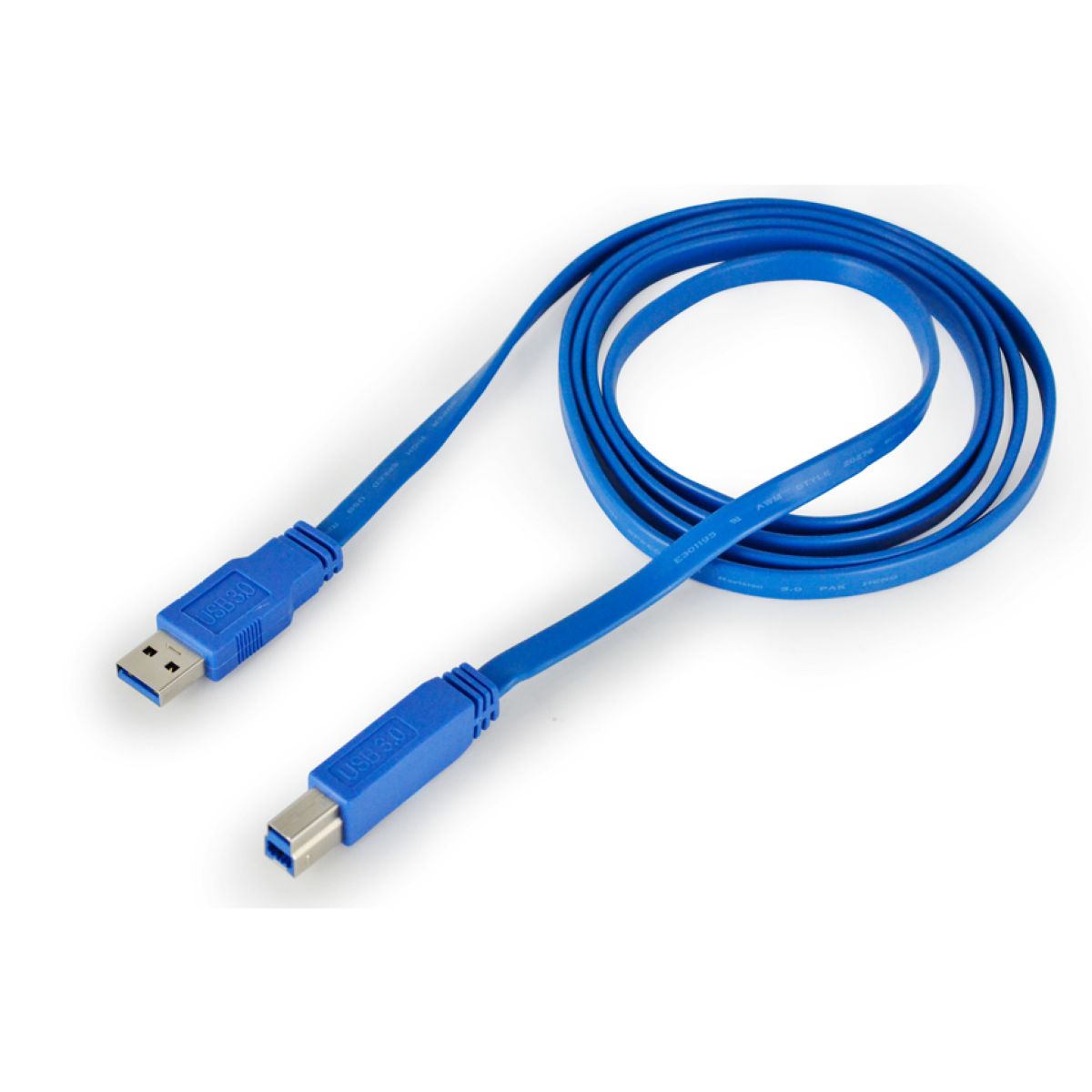 Cable Cliptec 120 Flat Usb3 Impresora Am A Bm 1.5m