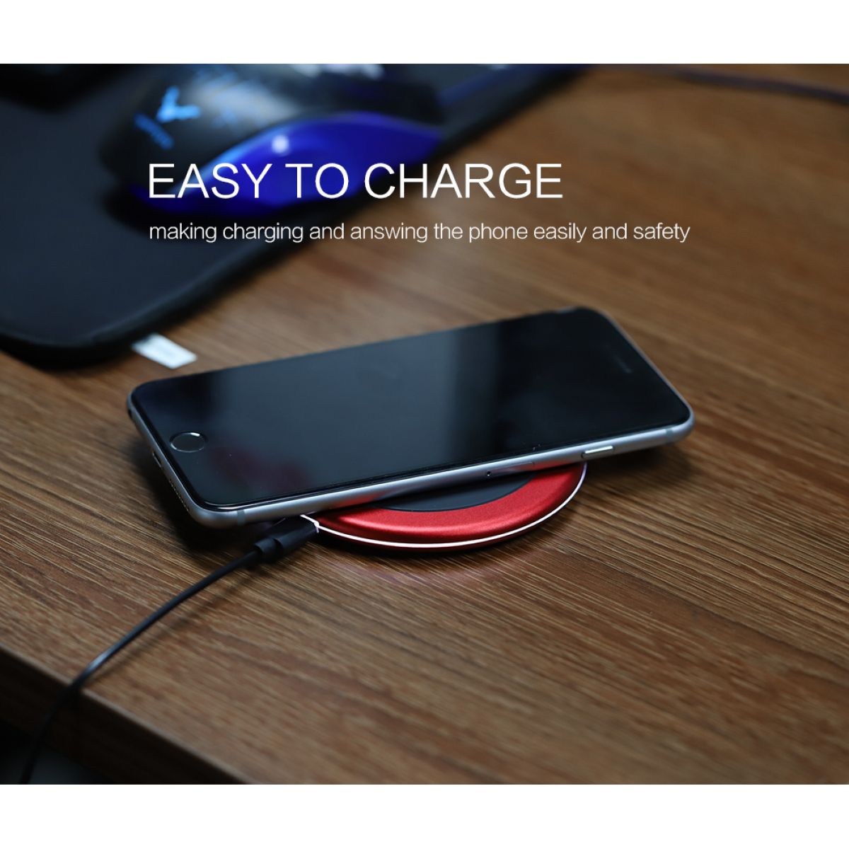 Cargador Inalambrico Wesdar Wx2-1 Black/gold