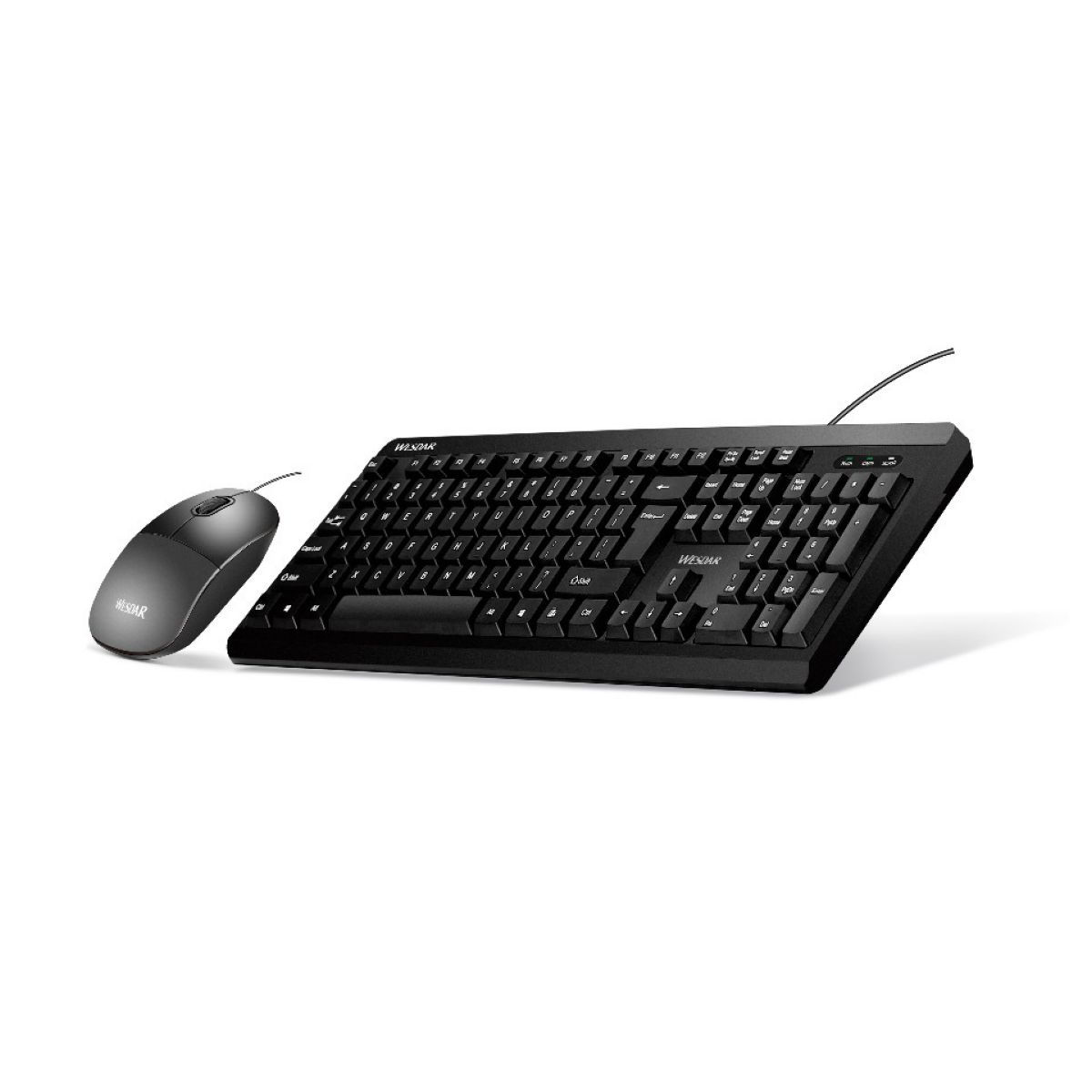 Combo Wesdar Teclado Y Mouse V2 Black