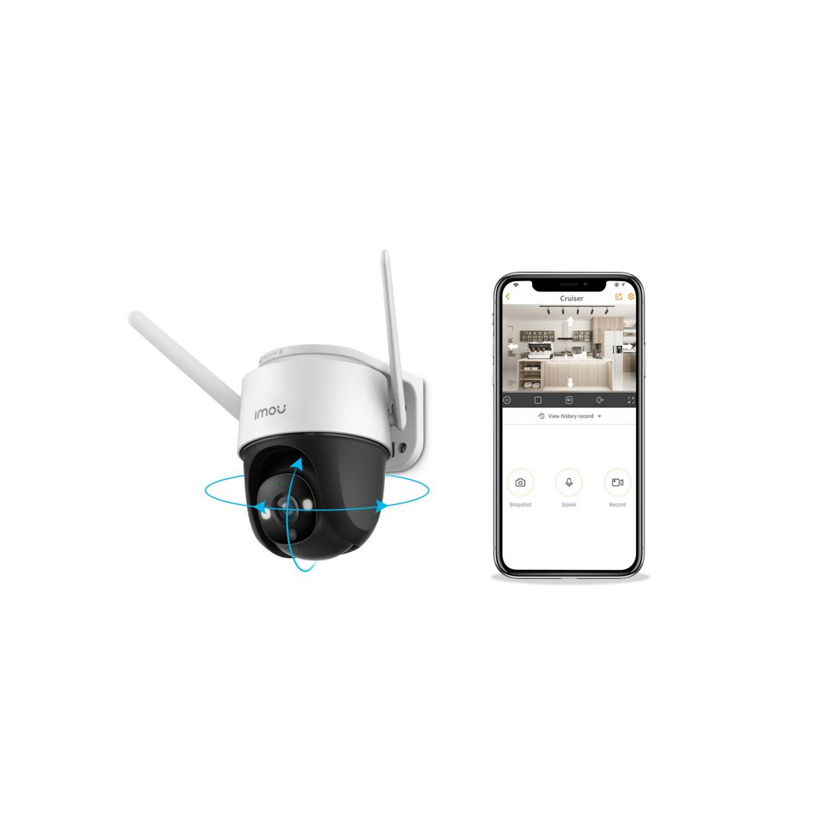 Camara Dahua Cruiser Ipc-s42fp-0360b-imou Qhd 4mp