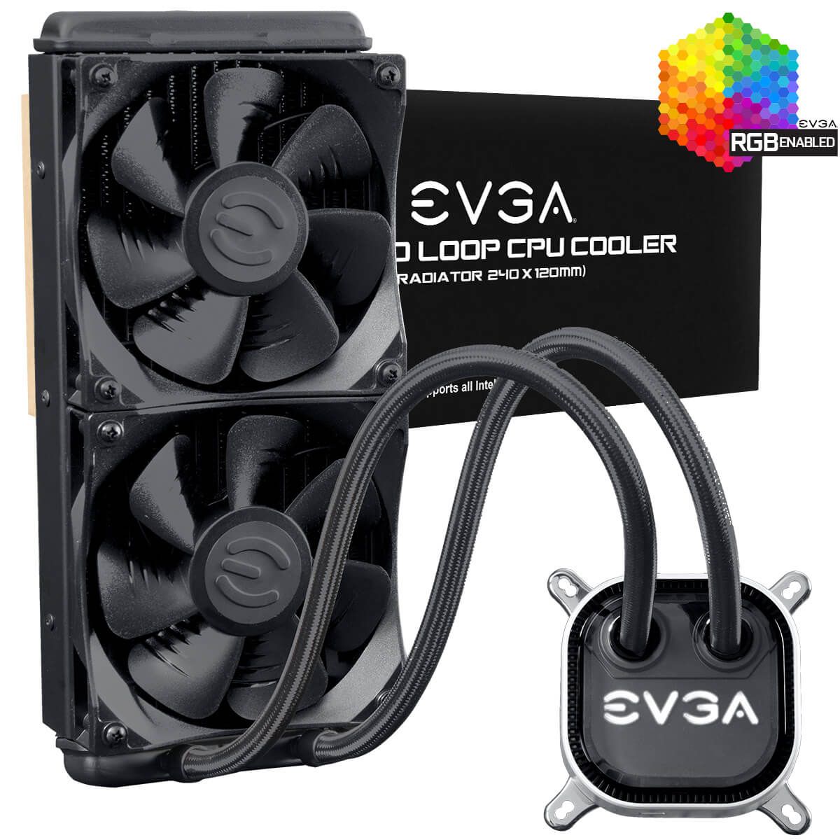 Refrigeracion liquida Evga Clc 240 Liquid Rgb Led