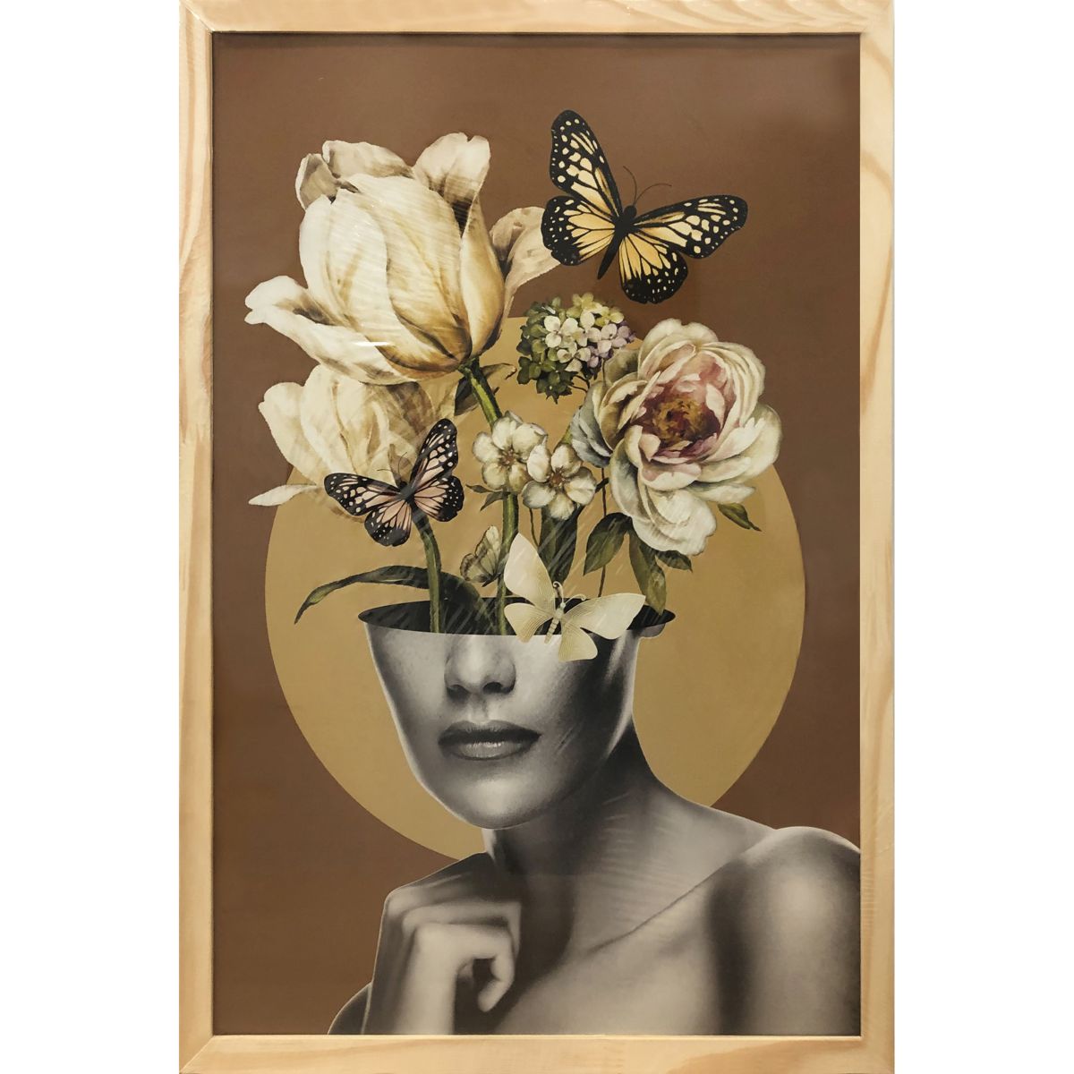 Cuadro 40*60 Moldura Pino / AUDREY