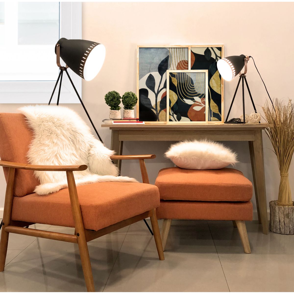 BOTANICA TERRA Cuadro Marco en Pino 40x60cm