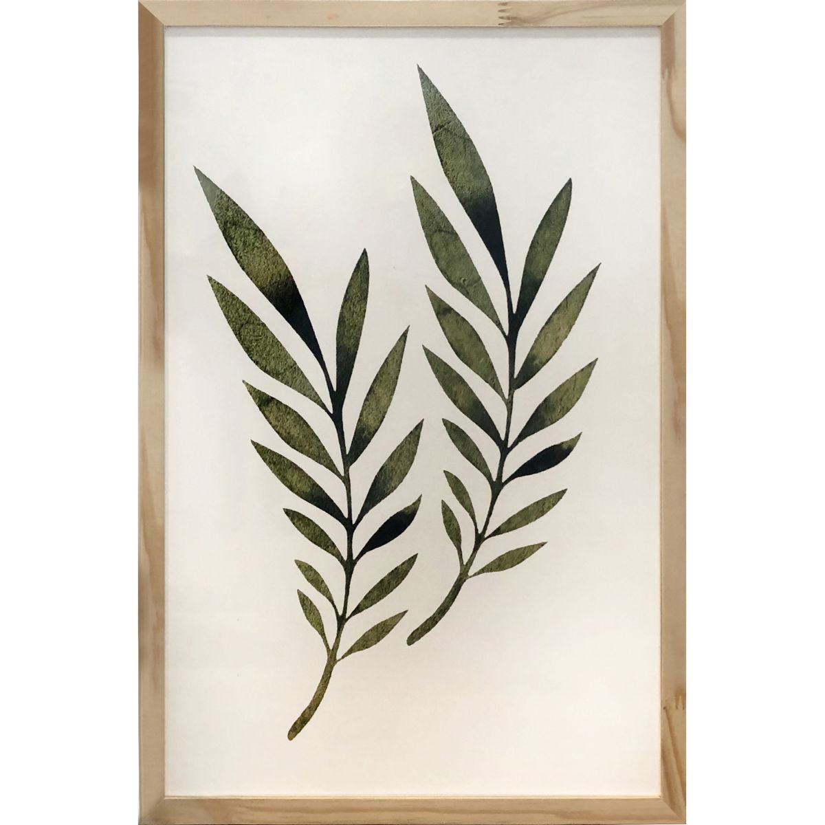 Cuadro 40*60 Moldura pino / OLIVO