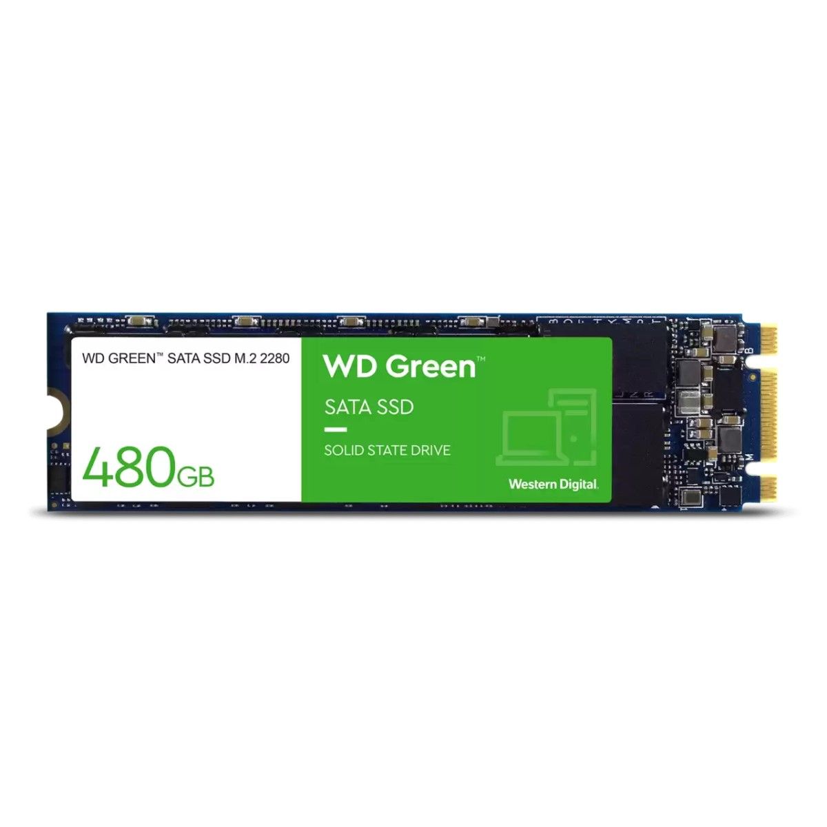Disco SSD M2 2280 NVMe 480Gb Western Digital Green