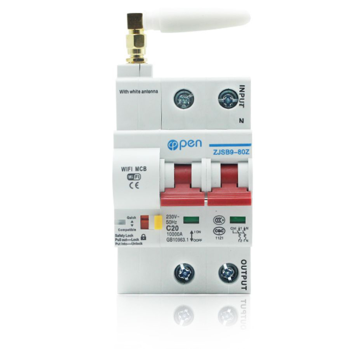 Llave Termica Sonoff Wifi 2 Fases 220vac 25a