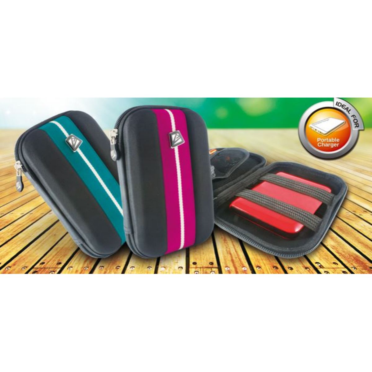 Estuche P/disco Duro Cliptec Czg200 Red