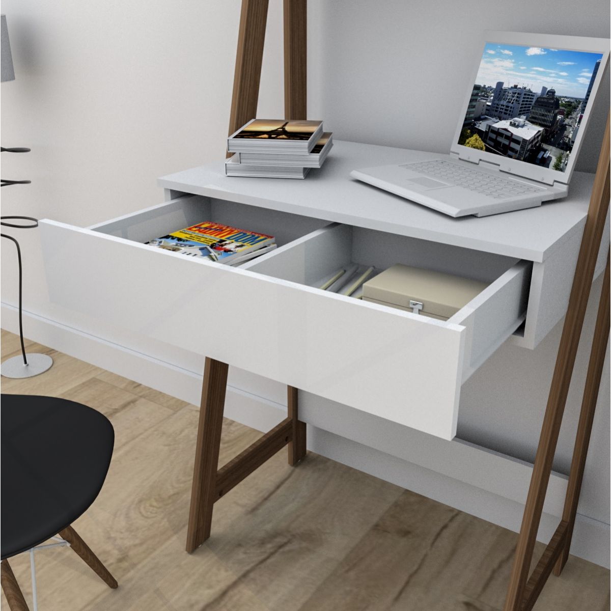 Escritorio Escalera Con Cajon URBAN