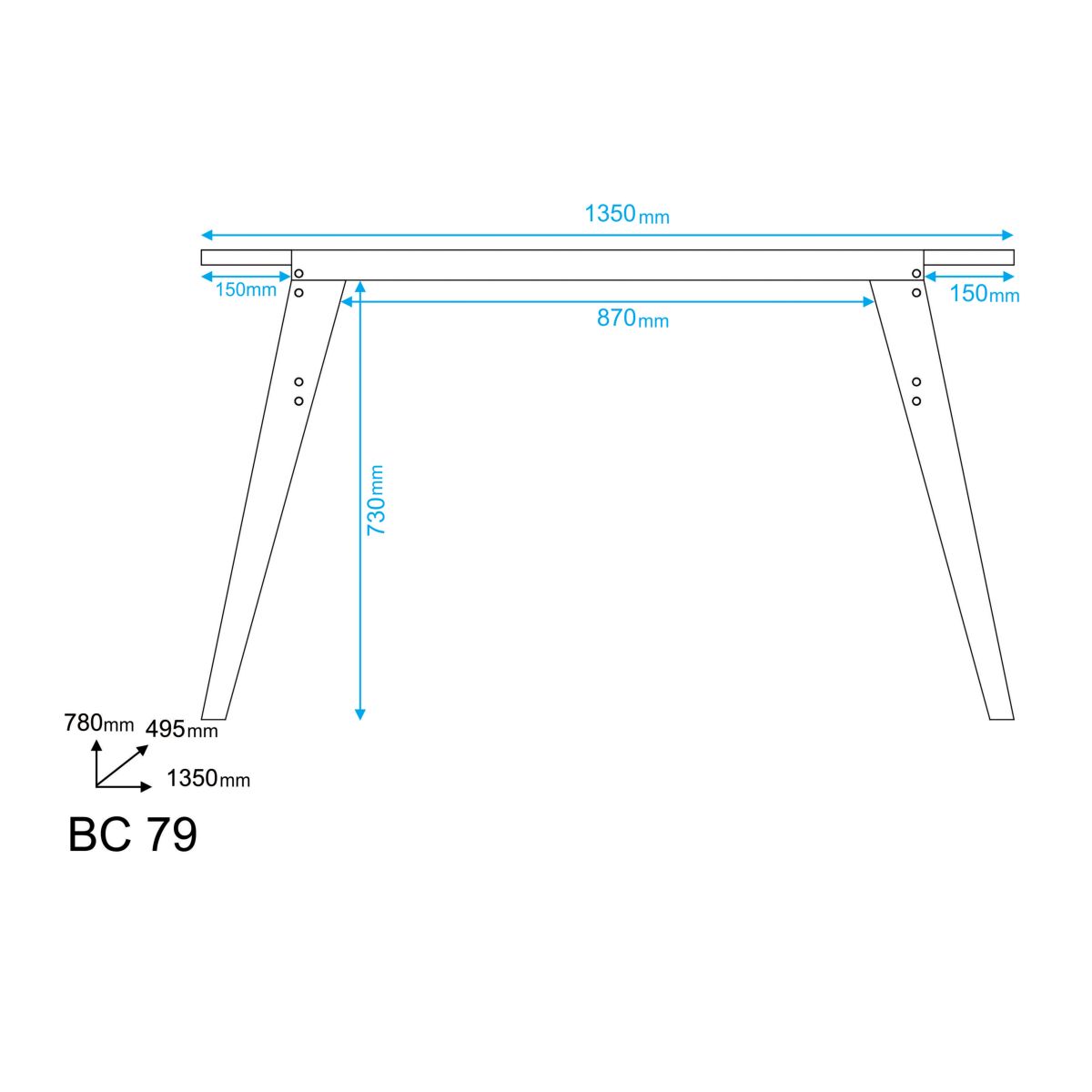 Mesa Escritorio Nórdico