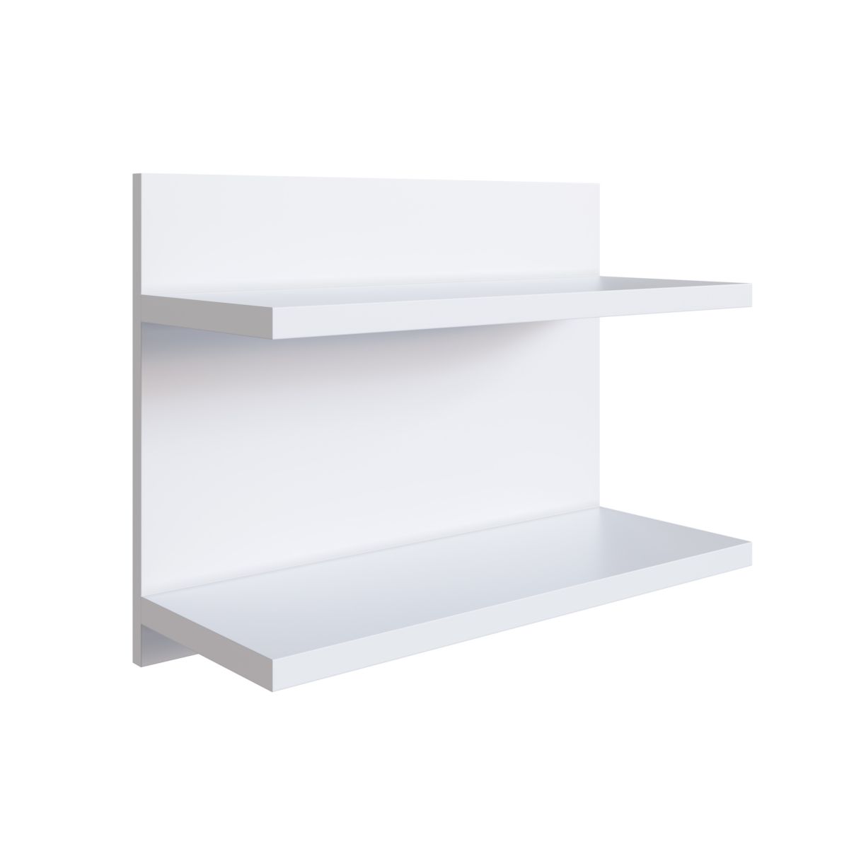 Repisa Estante Flotante Doble 54cm