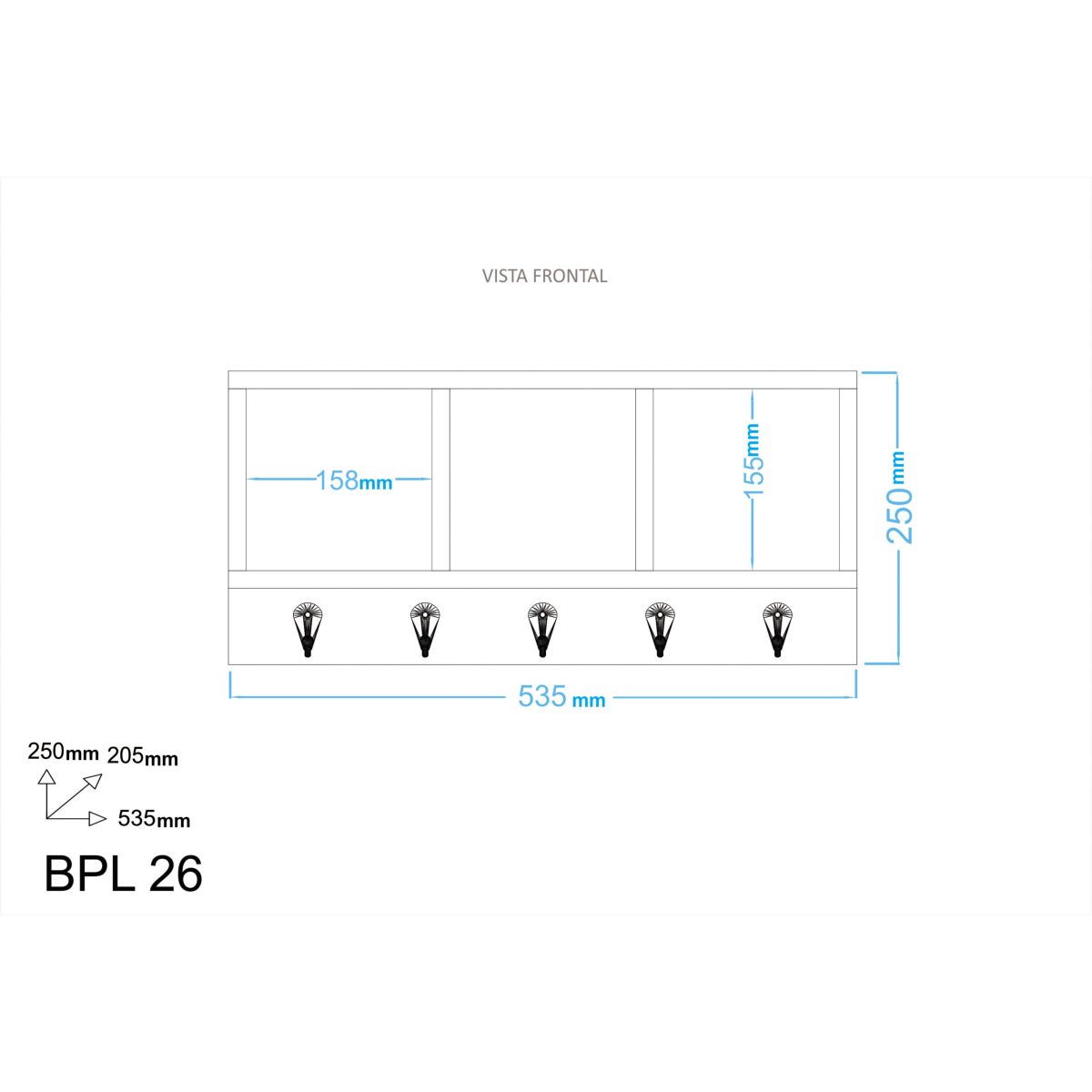 Especiera Horizontal