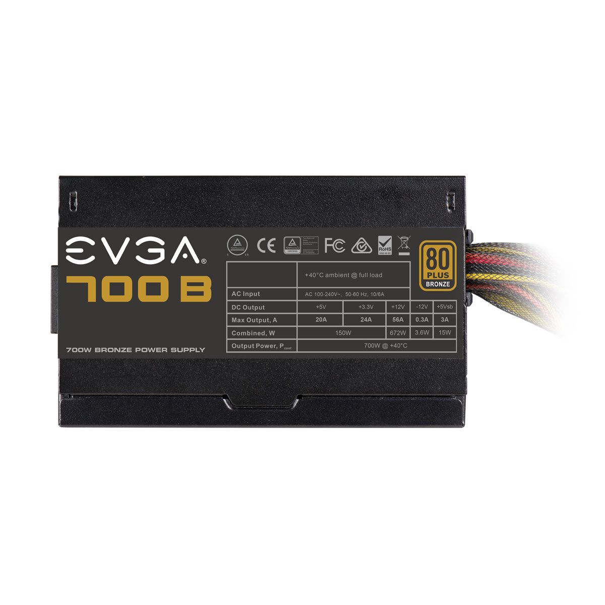 Fuente Evga 700w 80 Plus Bronce