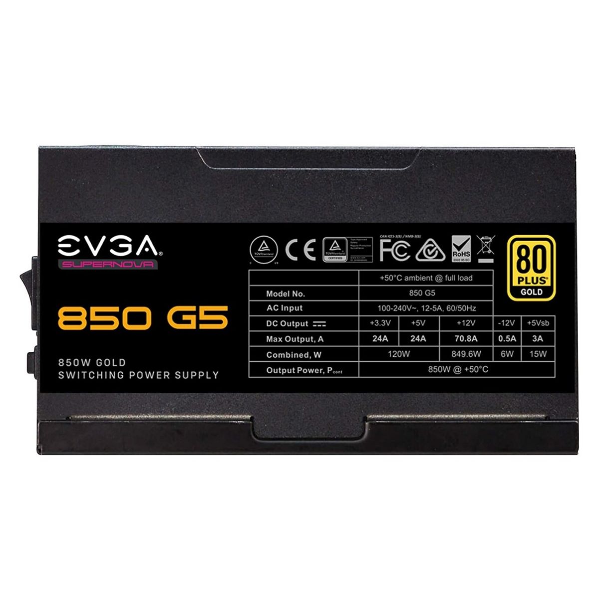 Fuente Evga Supernova 850w G5 80 Plus Gold Mod
