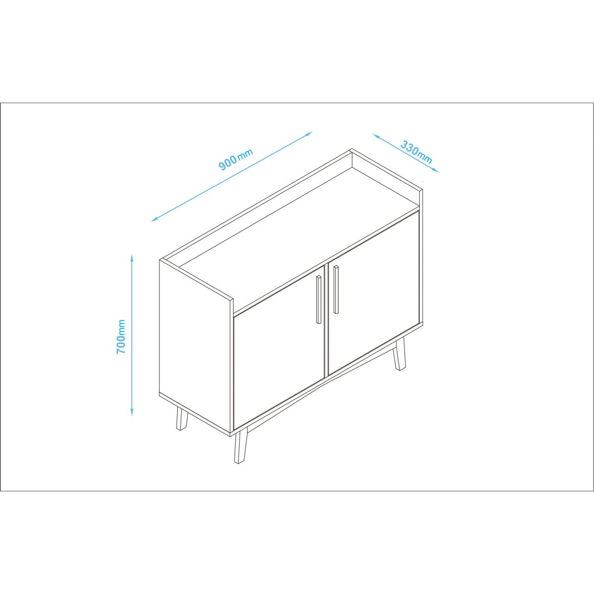 Gabinete aparador combinado
