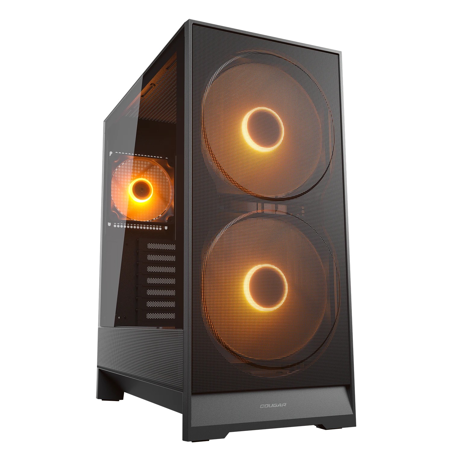 Gabinete Gamer Cougar Airface 180 Negro Mid Tower con 3 fan