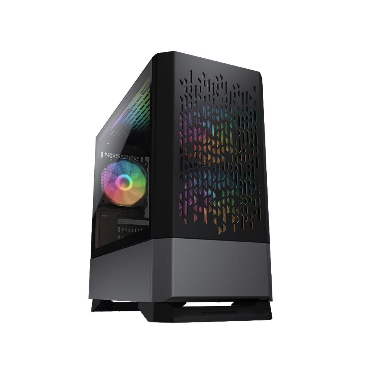 Gabinete Cougar Mg140 Air Rgb Black