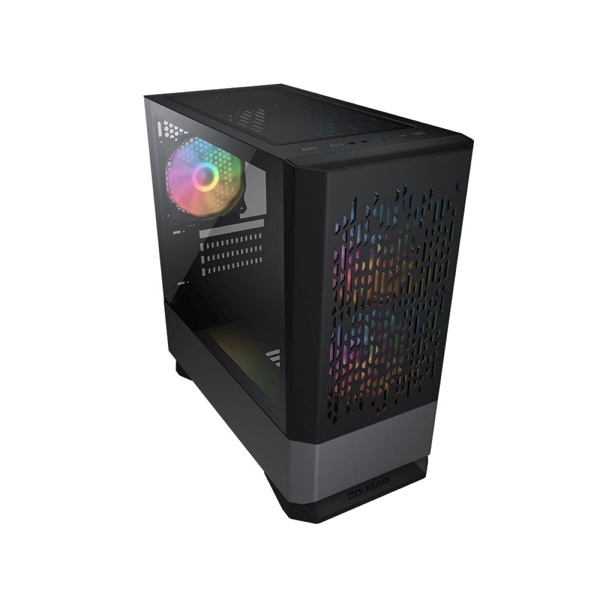Gabinete Cougar Mg140 Air Rgb Black