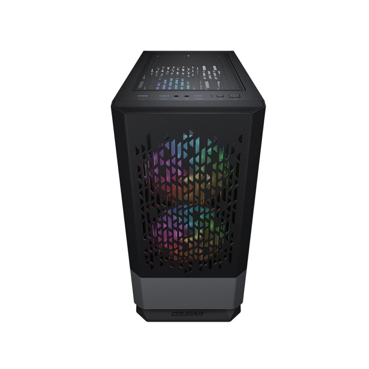 Gabinete Cougar Mg140 Air Rgb Black