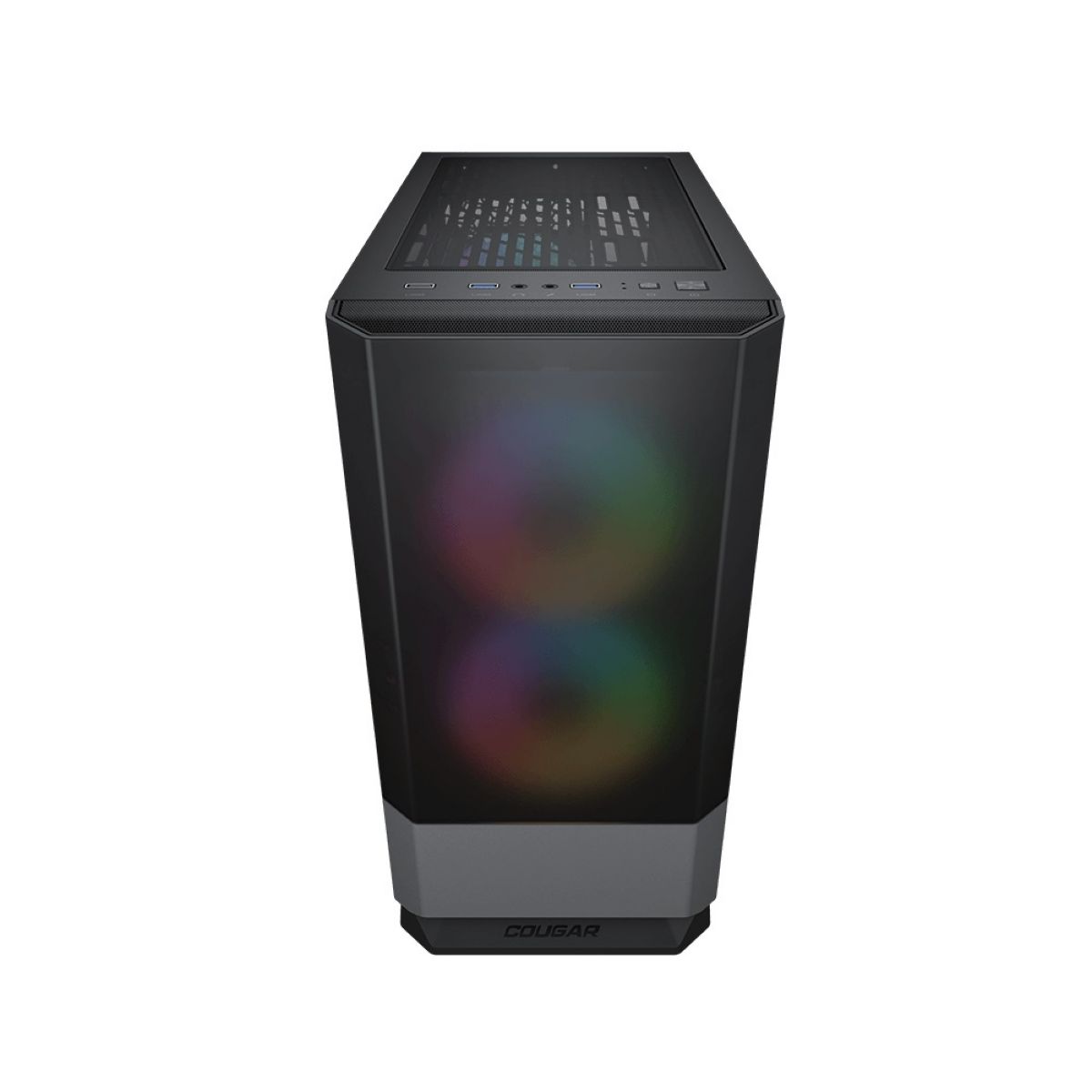 Gabinete Cougar Mg140 Air Rgb Iron Gray