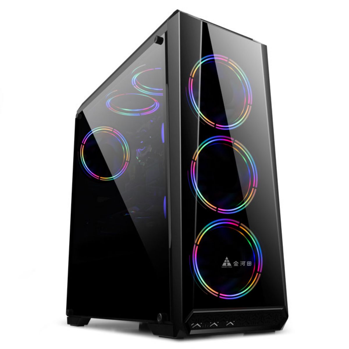 Gabinete Gaming Comstar Cn21 Vidrio Temp Rgb