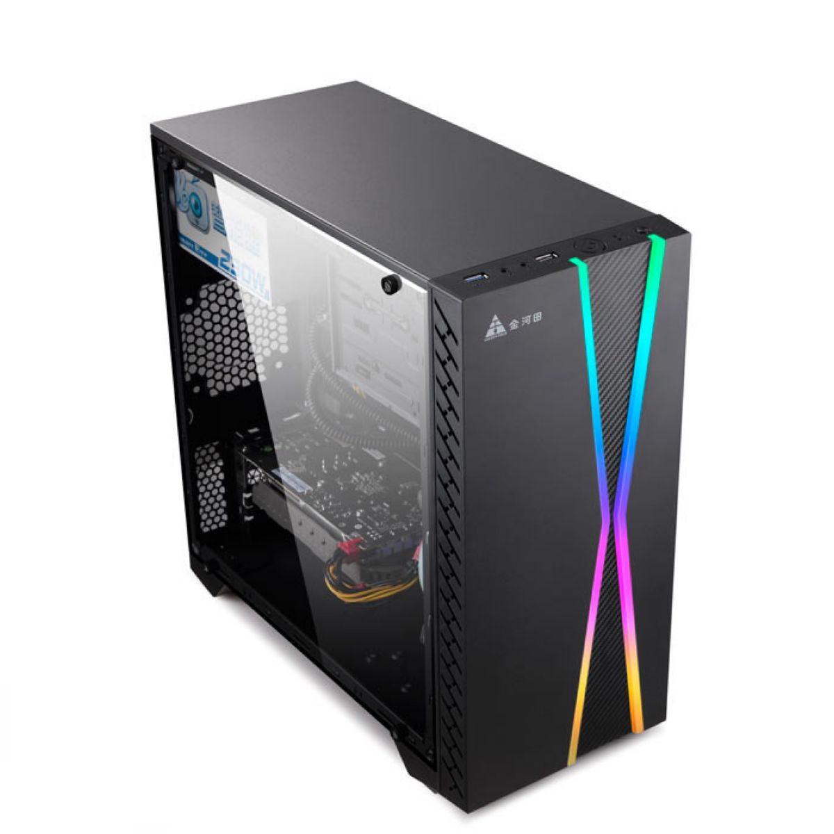 Gabinete Gaming Pro Cn22 Rgb Strips