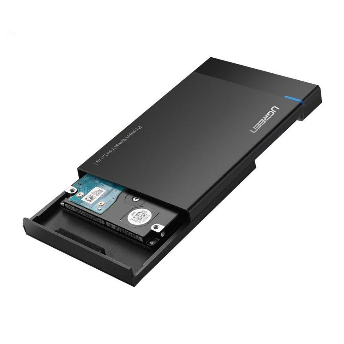 Gabinete Ugreen Disco Duro 2.5" Usb 3.0 Black