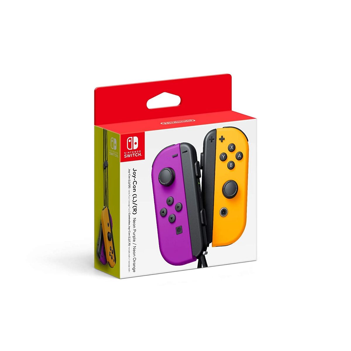 Joystick Nintendo Switch L/r Neon Purple Orange