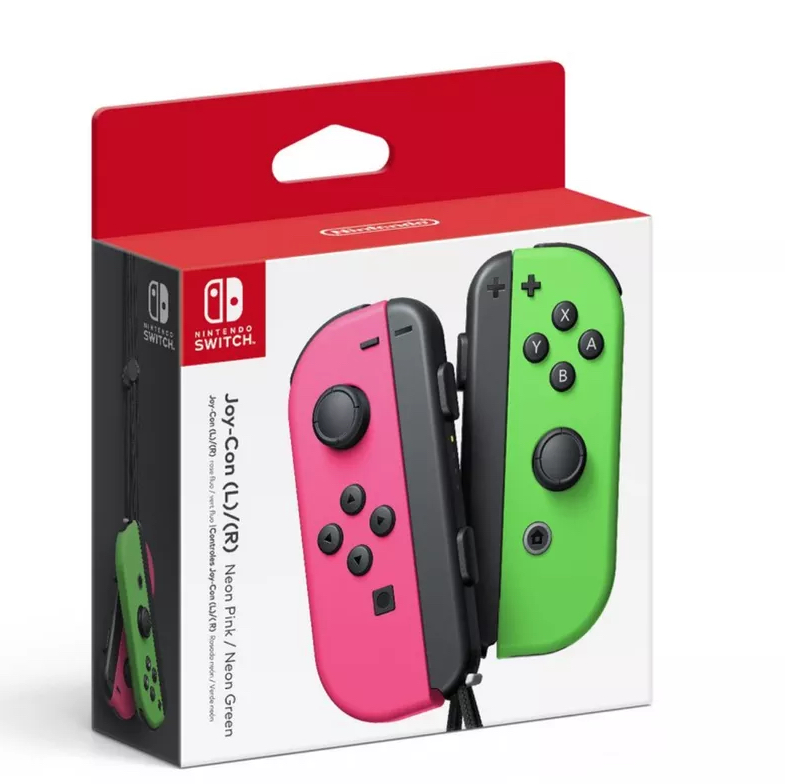 Joystick Nintendo Switch L/r Rosa Y Verde