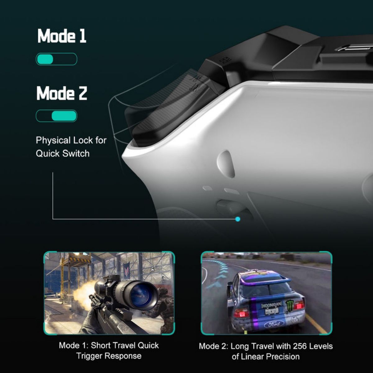 Joystick Pxn P5 Negro PC, Switch, iOS, Android