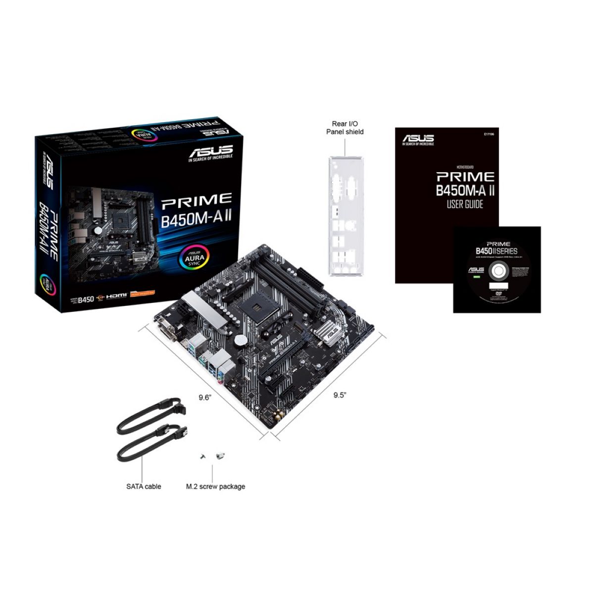 Motherboard Asus B450m-a Ii Prime Am4