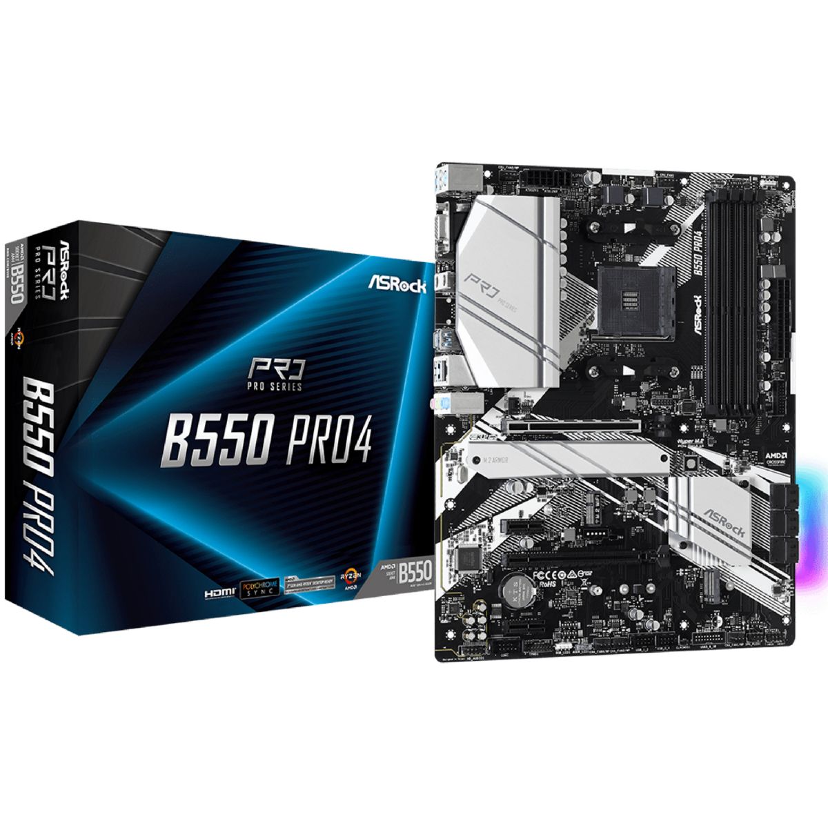 Motherboard Asrock B550 Pro 4 Ddr4 AMD Am4 ATX